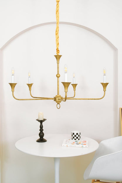 Rustic Vintage Cecil Chandelier - view 3 | morylighting