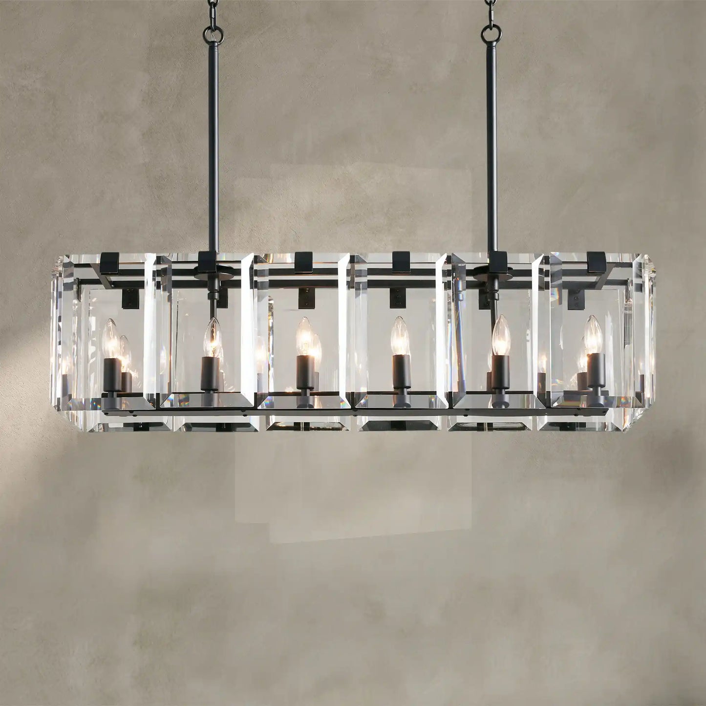 Modern Amaya Rectangular Chandelier