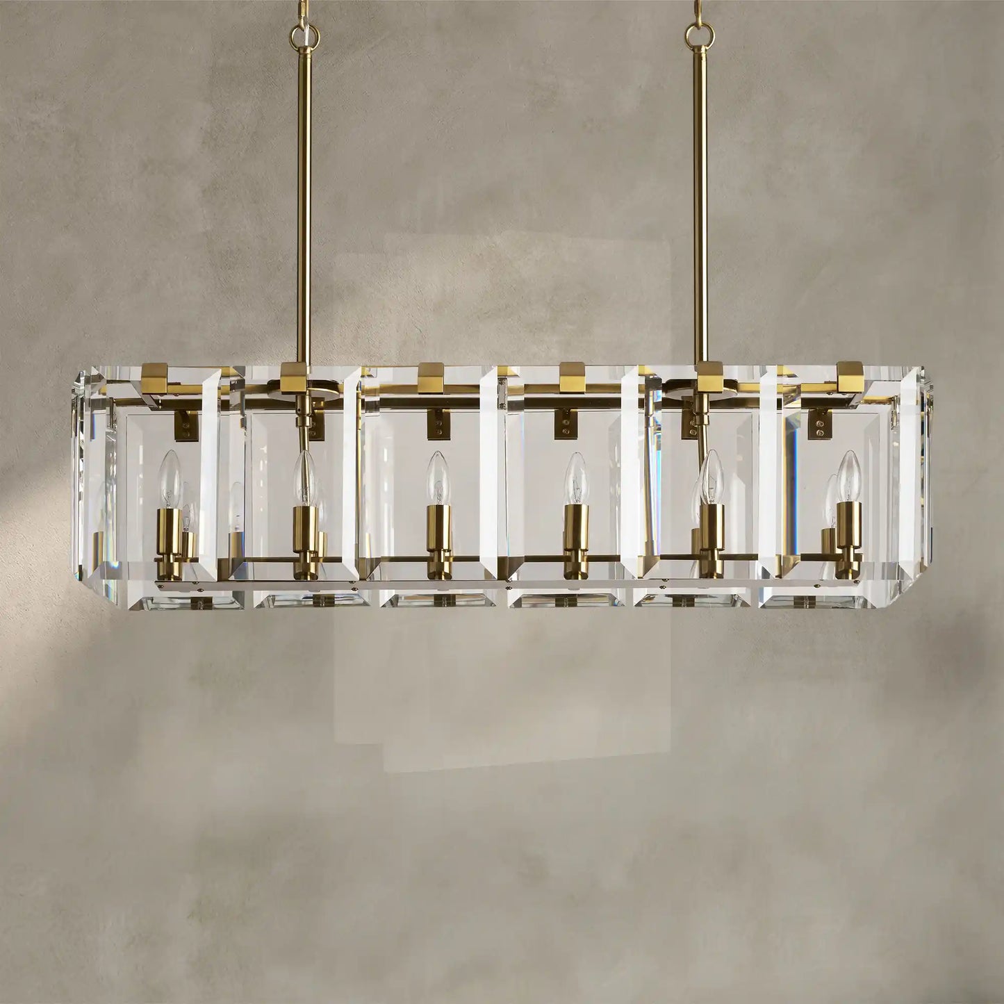 Modern Amaya Rectangular Chandelier