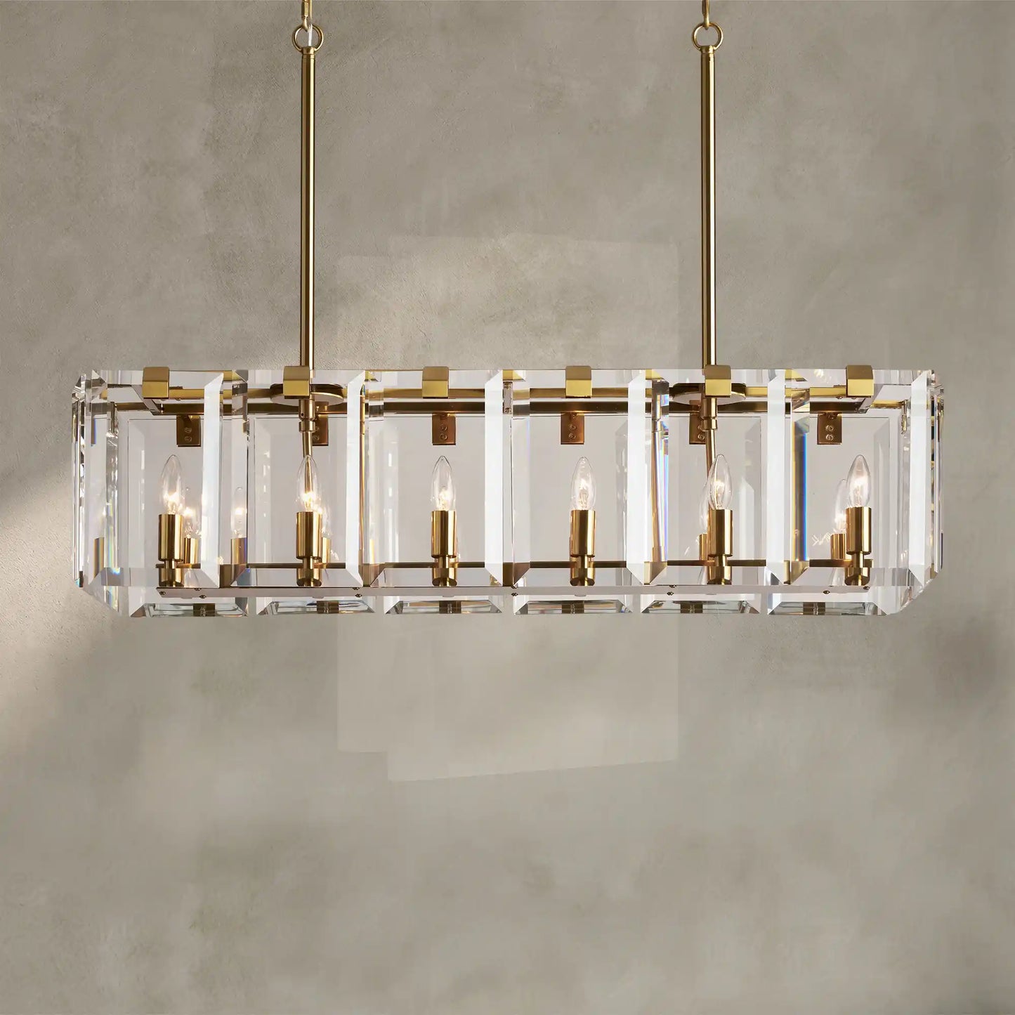 Modern Amaya Rectangular Chandelier