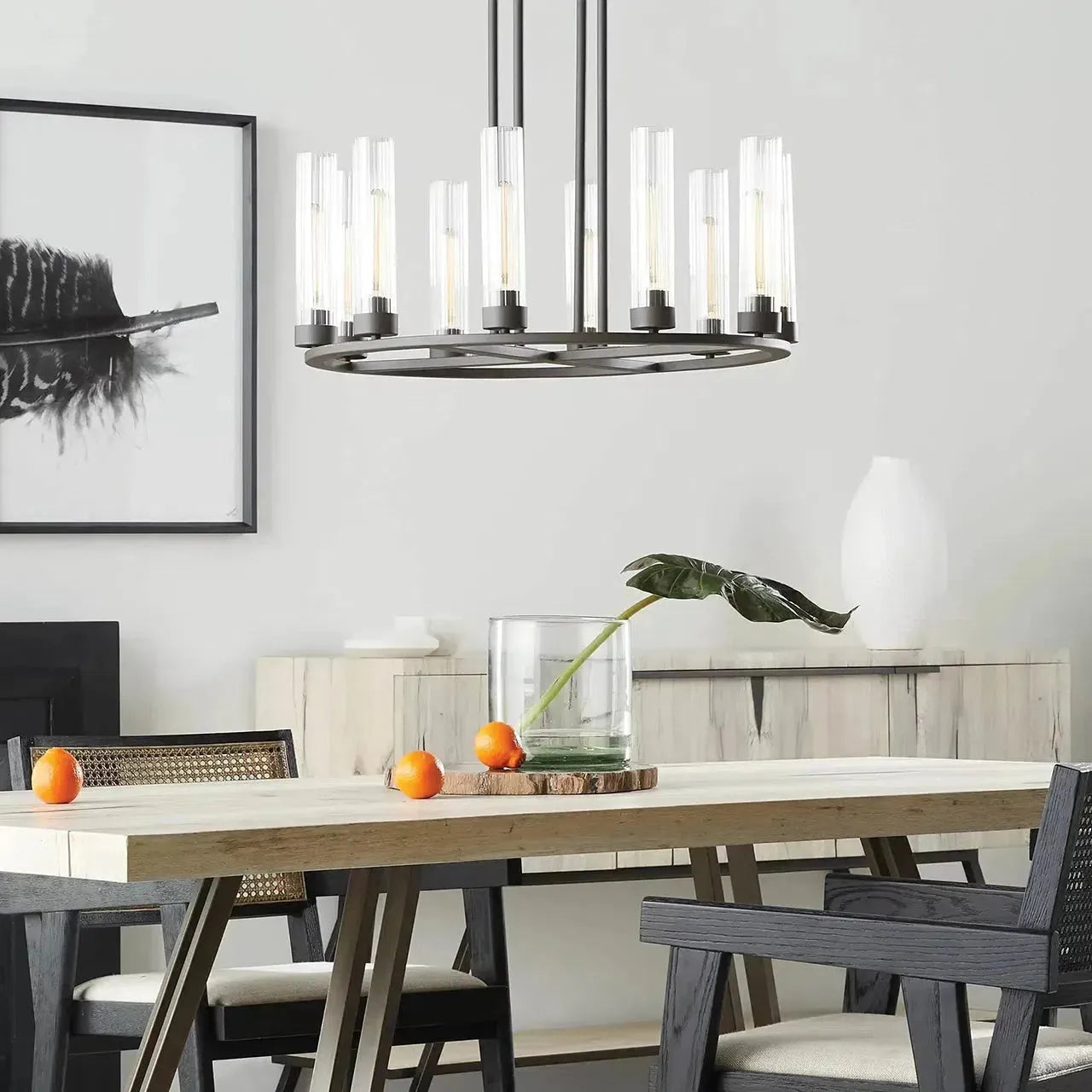 Andreas Round Chandelier 10/12 Light