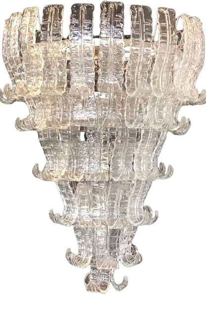 Grand Art Felci Leaf Glass Chandelier - view 3 | morylighting