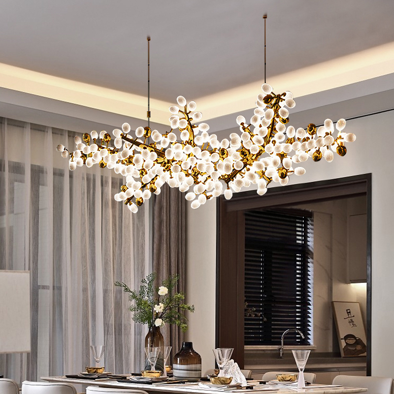 Modern Artistic Linear Elegant Grape Extra Large Chandelier - morylighting