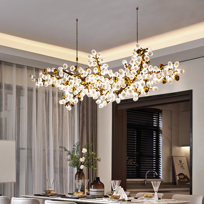 Modern Artistic Linear Elegant Grape Extra Large Chandelier - morylighting