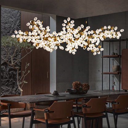 Modern Artistic Linear Elegant Grape Extra Large Chandelier - morylighting