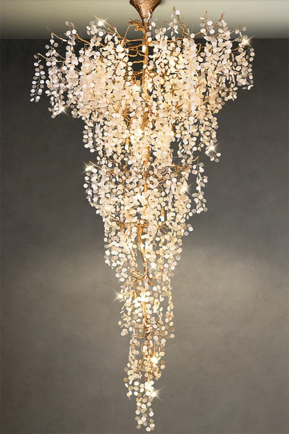 Morylighting Gilded Bloom Branch Chandelier - Background Shot