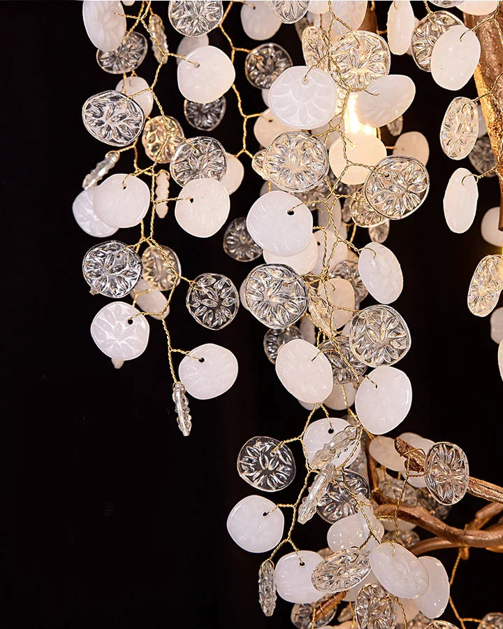 Morylighting Gilded Bloom Branch Chandelier - Background Shot