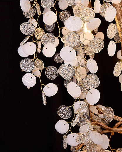 Morylighting Gilded Bloom Branch Chandelier - Background Shot