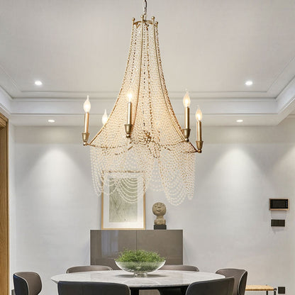 Morylighting Grand Lumina Crystal Beaded Chandelier - American ballroom or formal entertaining space