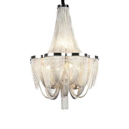 Morylighting Grand Lumina Cascade Tassel Chandelier - Background Shot