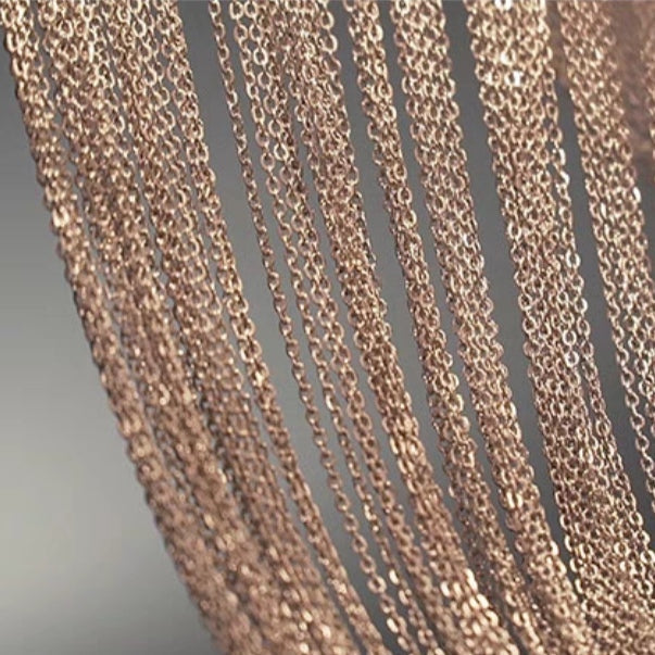 Morylighting Grand Lumina Cascade Tassel Chandelier - Background Shot