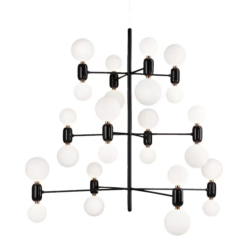 Morylighting Aura Cascade Multi-Bulb Chandelier - Background Shot