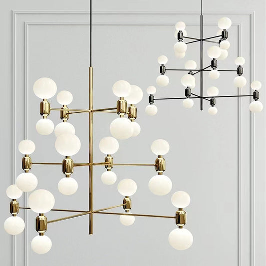 Morylighting Aura Cascade Multi-Bulb Chandelier - Background Shot
