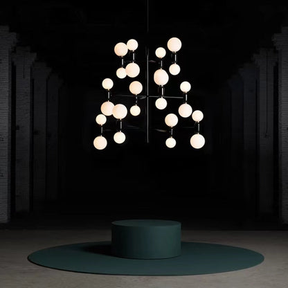 Morylighting Aura Cascade Multi-Bulb Chandelier - Background Shot