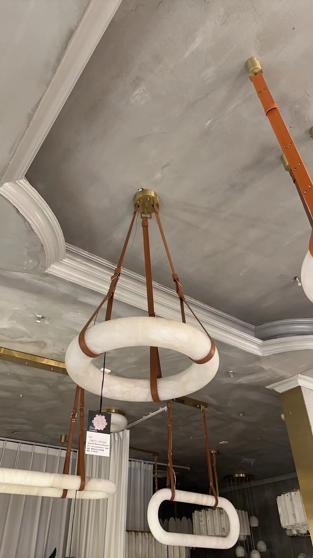 Halo Alabaster Pendant Alabaster Chandelier
