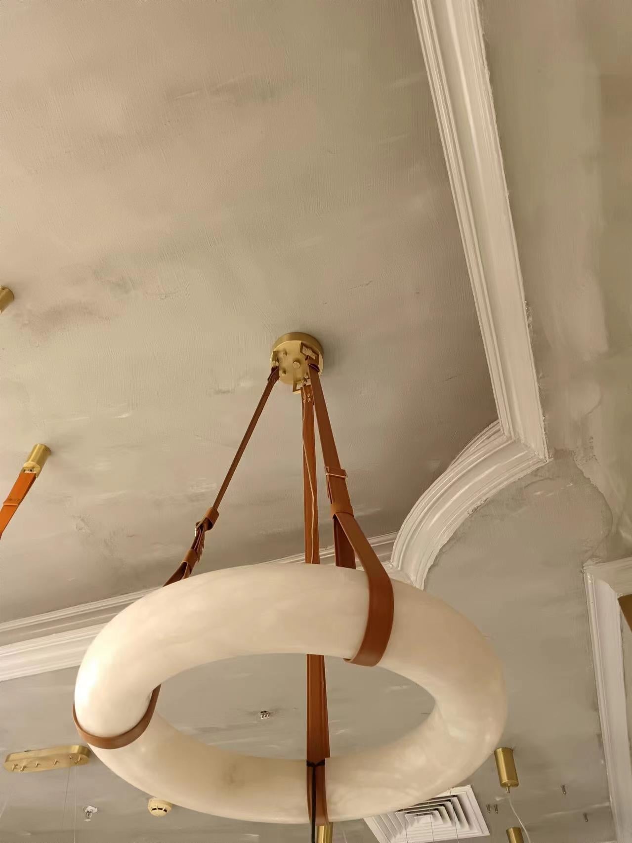 Halo Alabaster Pendant Alabaster Chandelier