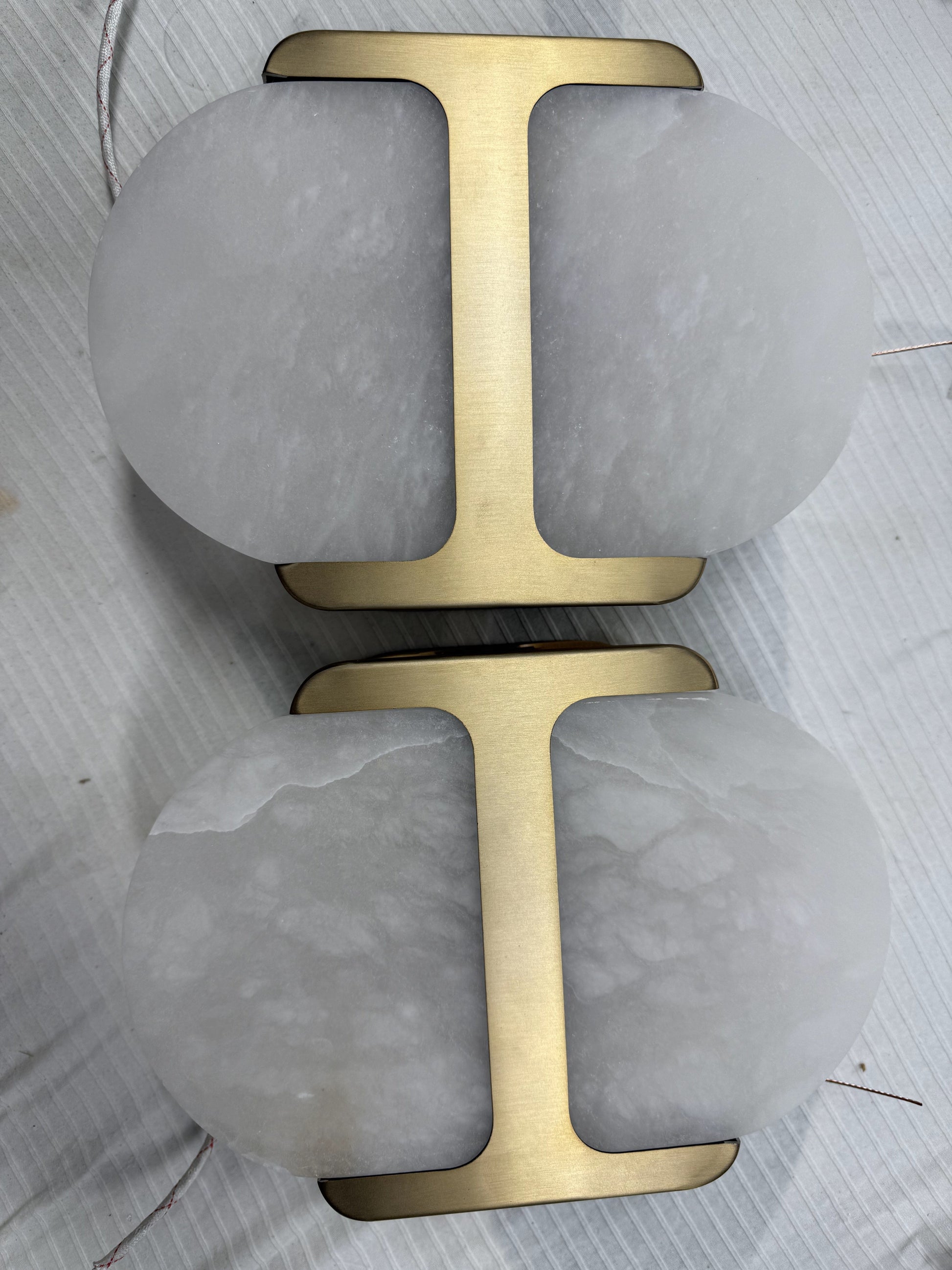 Hopkins Alabaster Sconce 9"–17"