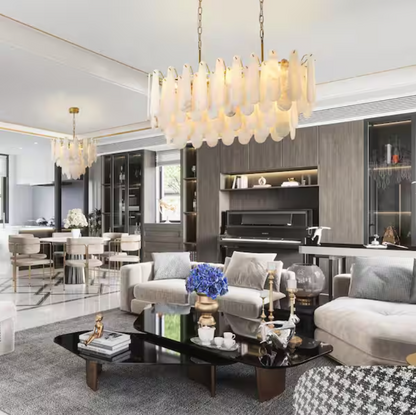Modern Chandelier 39 in. 20-Light Gold Chandelier for Dinning Room, Living Room, Foyer, Bedroom