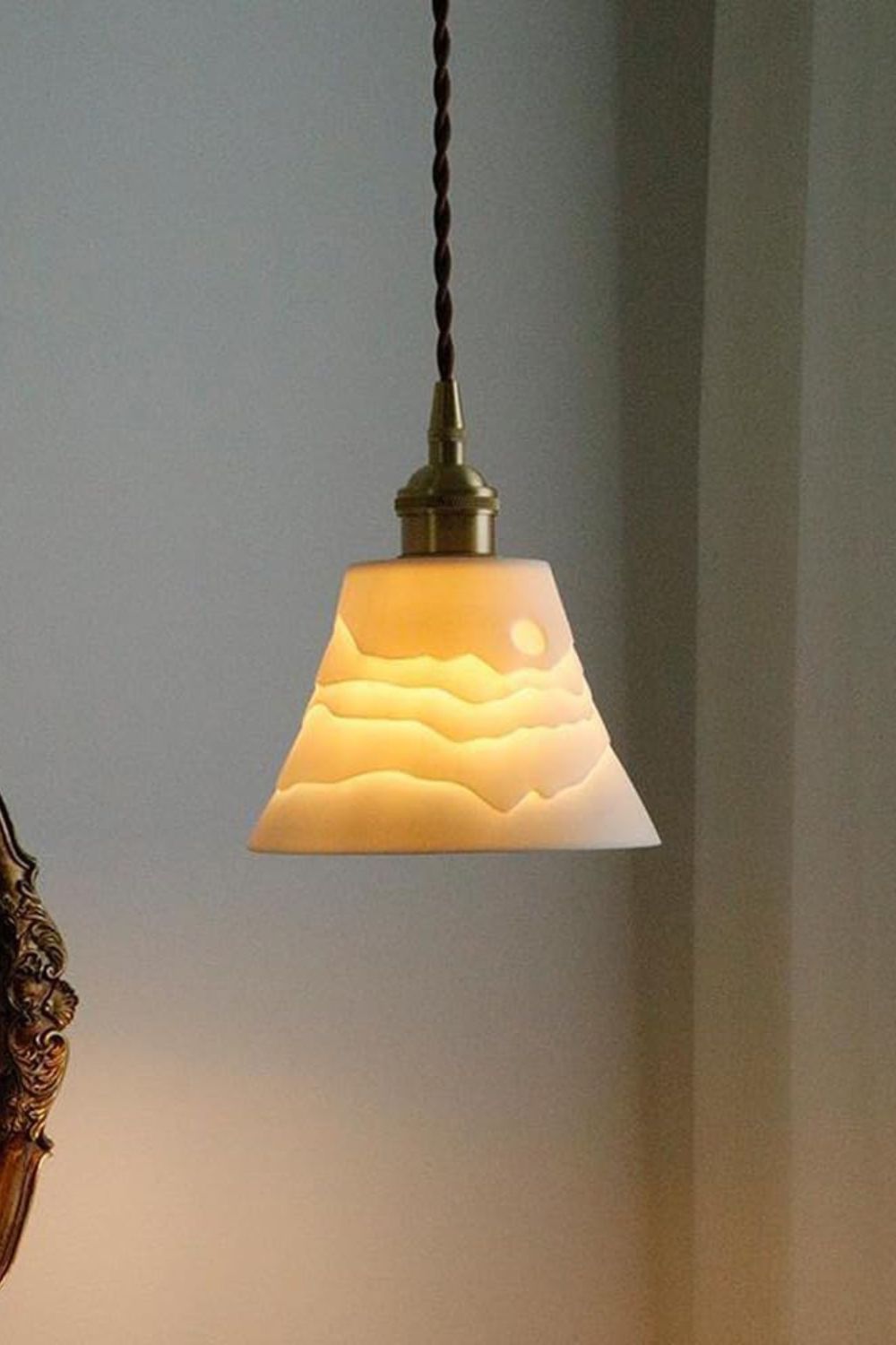 Mountains Shadow Ceramic Pendant Lamp - morylighting