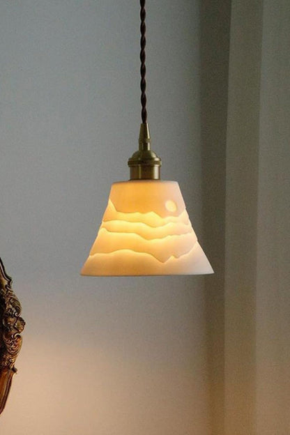 Mountains Shadow Ceramic Pendant Lamp - morylighting