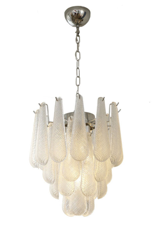 Murano Honeycomb Glass Chandelier - morylighting