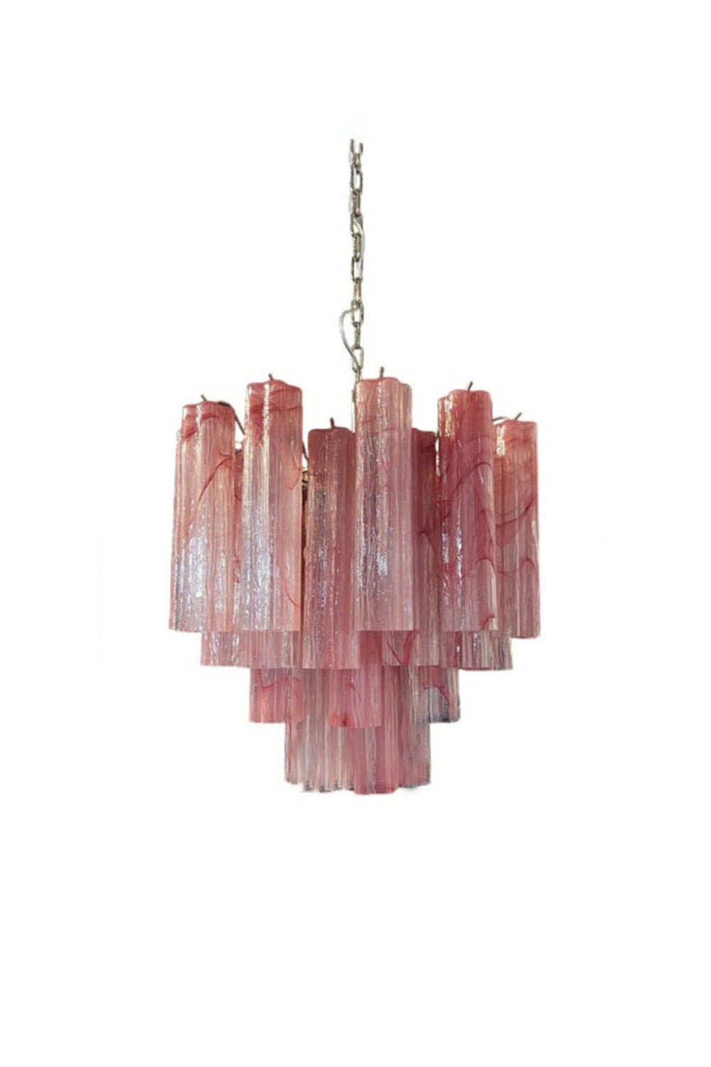 Pink Art Glass Tree Branch Chandelier | morylighting