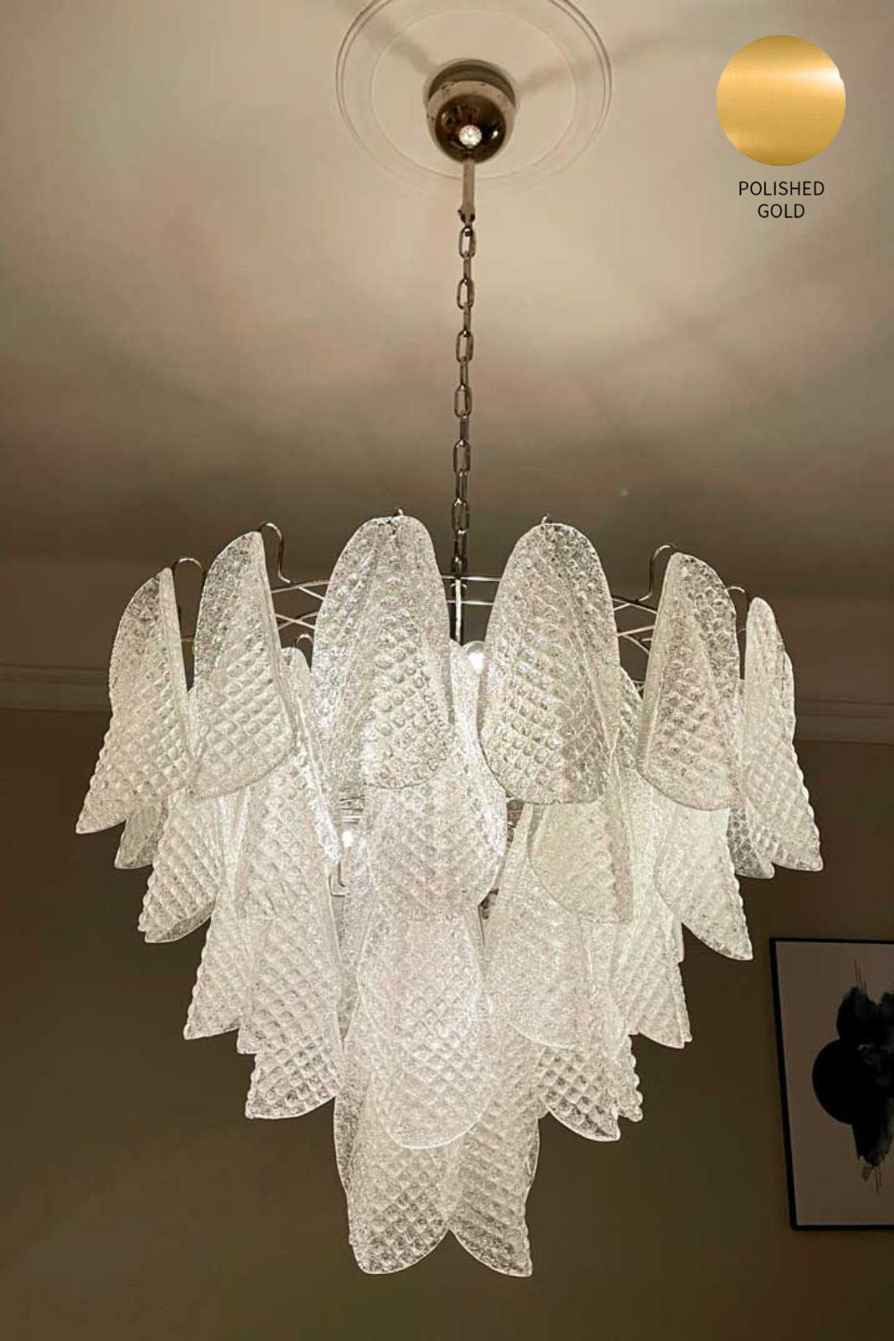 Rondini Transparent Art Glass Chandelier - view 19 | morylighting