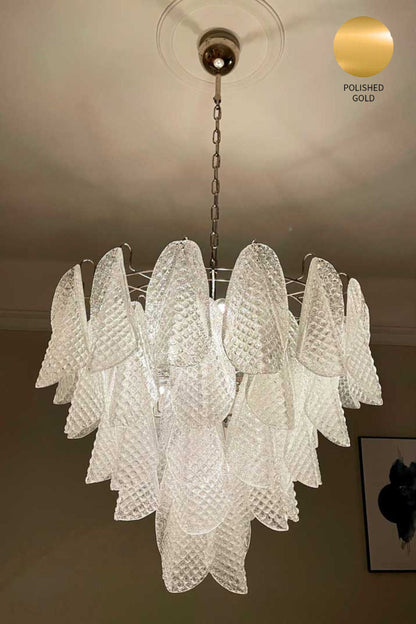 Rondini Transparent Art Glass Chandelier - view 19 | morylighting