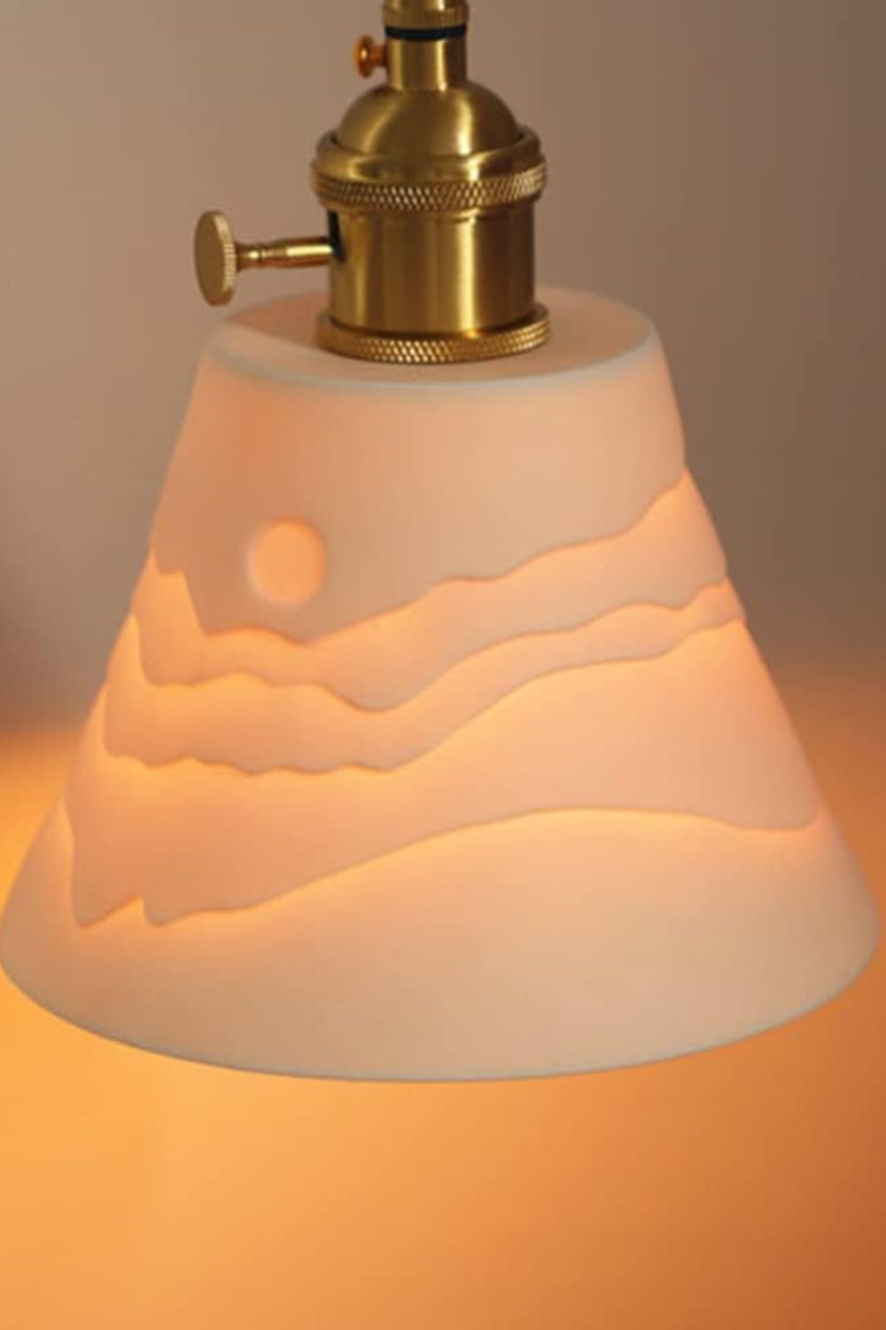 Mountains Shadow Ceramic Pendant Lamp - morylighting