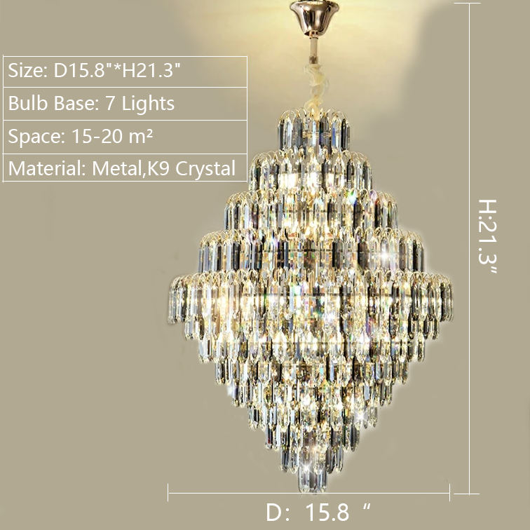 Morylighting Grand Lumina K9 Crystal Chandelier - Background Shot