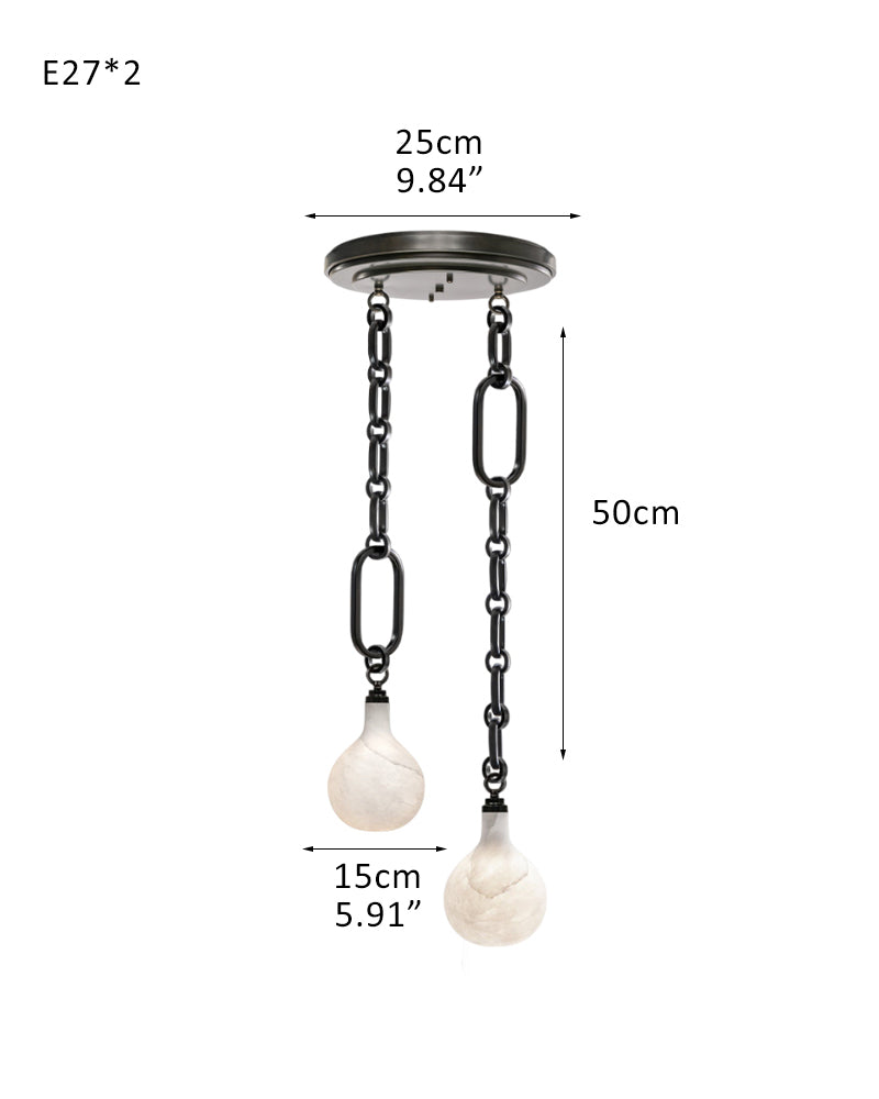 Vintage style Cluster White Mini Insignia Globe Pendant Light 6" for kitchen Island