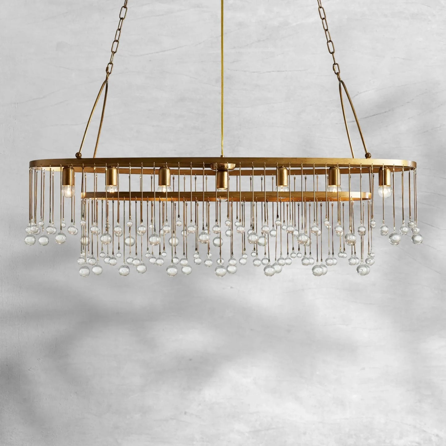 Aubrey 7 Light Oval Chandelier