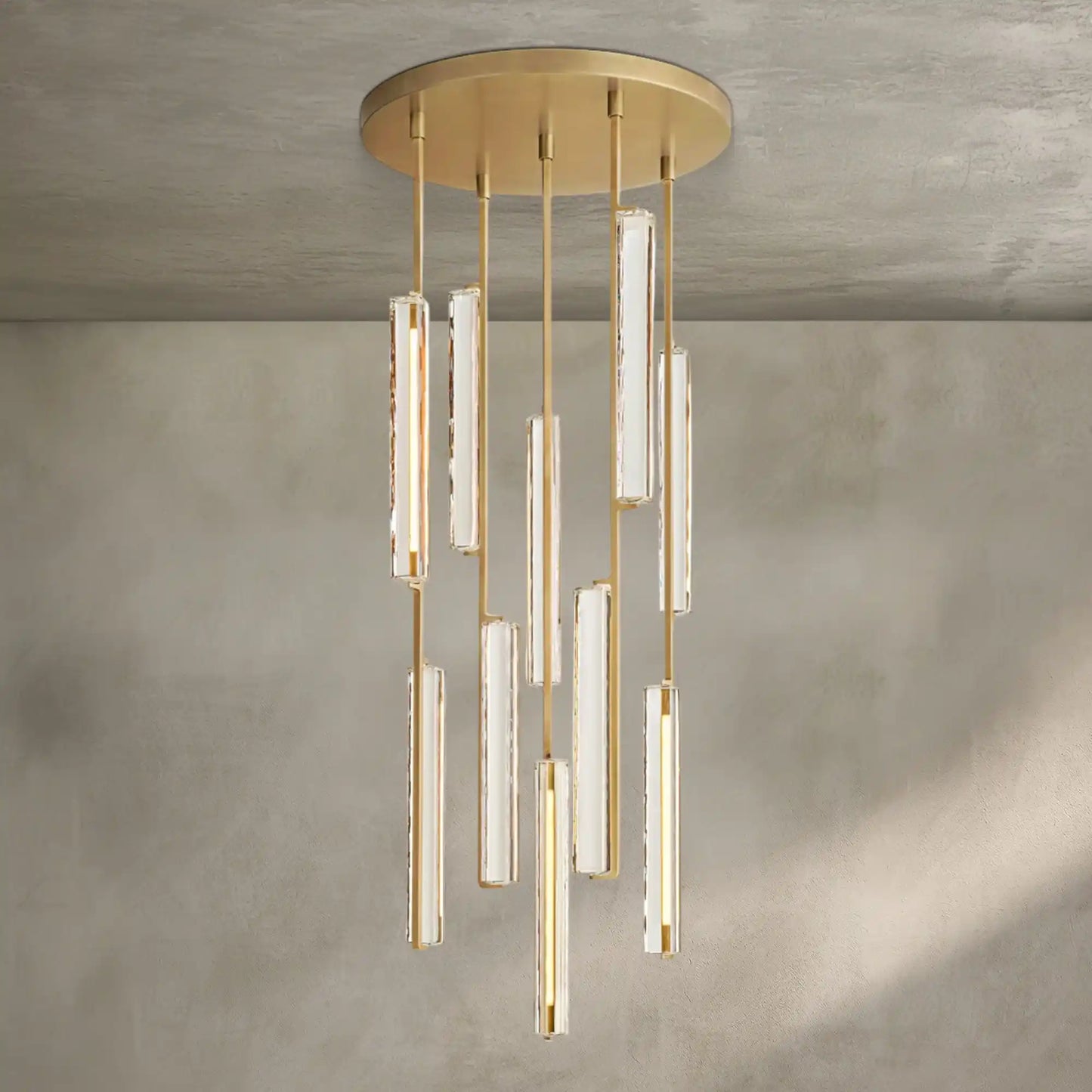 Auburn Crystal Round Chandelier 24‘’ 40‘’ 56‘’