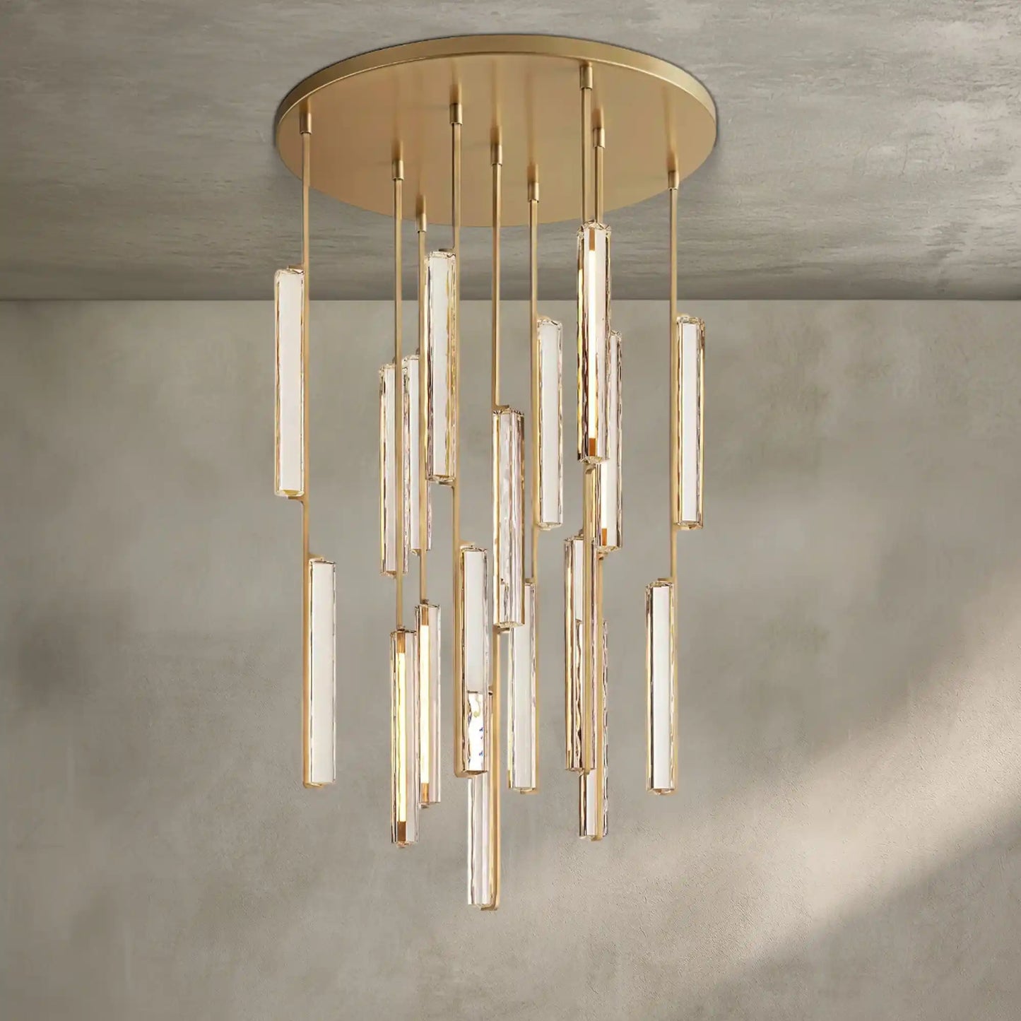 Auburn Crystal Round Chandelier 24‘’ 40‘’ 56‘’