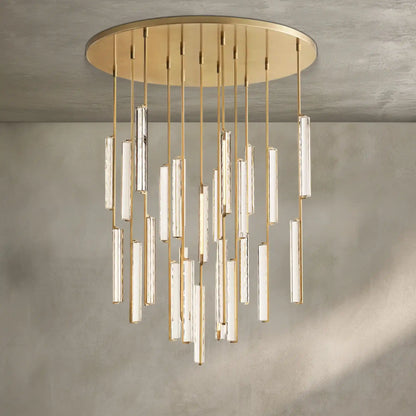 Auburn Crystal Round Chandelier 24‘’ 40‘’ 56‘’