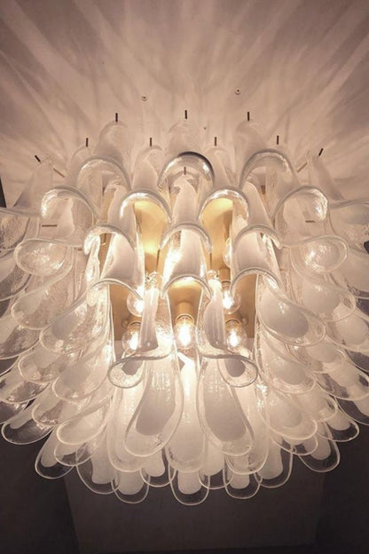 Vintage Art Handcrafted Petal Ceiling Lamp - view 4 | morylighting