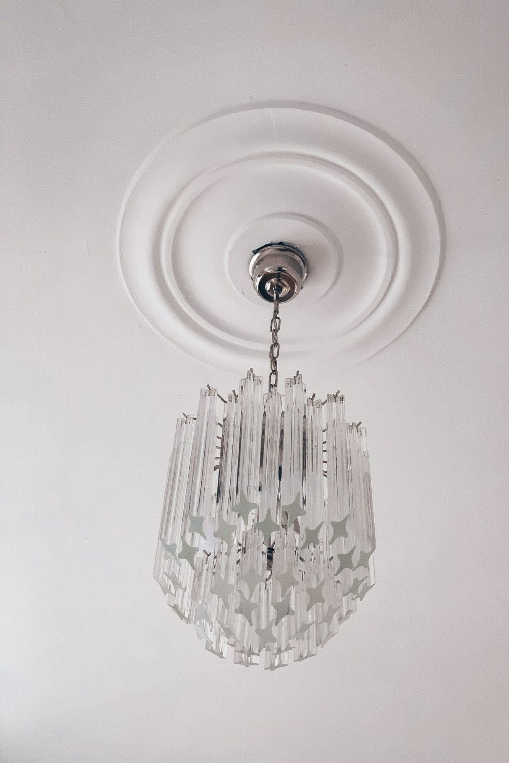 Art Quadriedri Glass Chandelier - view 6 | morylighting