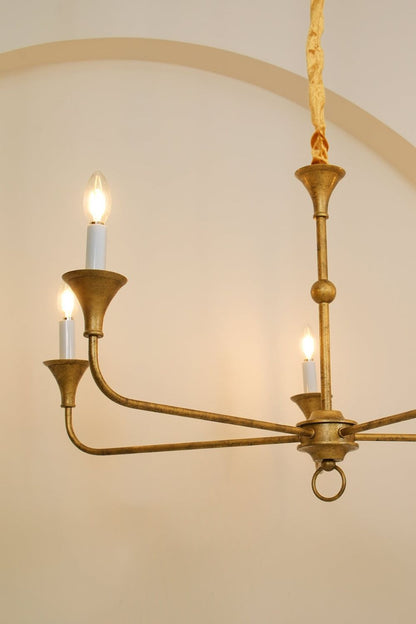 Rustic Vintage Cecil Chandelier - view 5 | morylighting