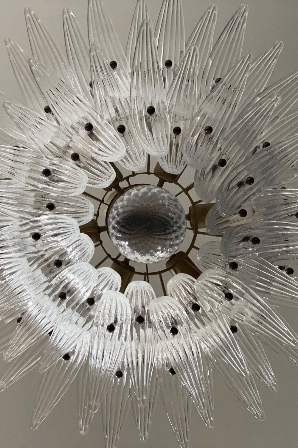 Original Art Palmette Crystal Chandelier - view 15 | morylighting