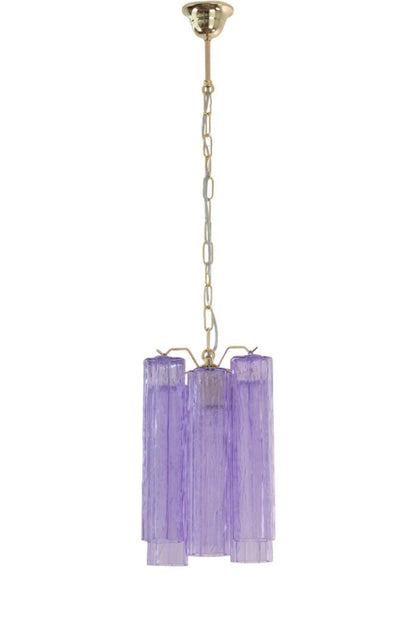 Italian Art Style Purple Tronchi Chandelier | morylighting