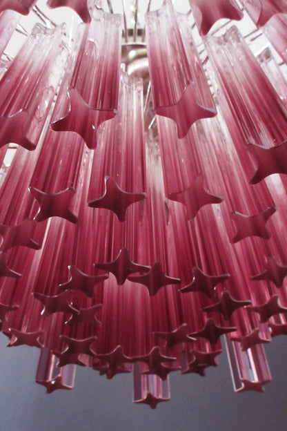 Amethyst Art Glass Prism Chandelier - view 15 | morylighting