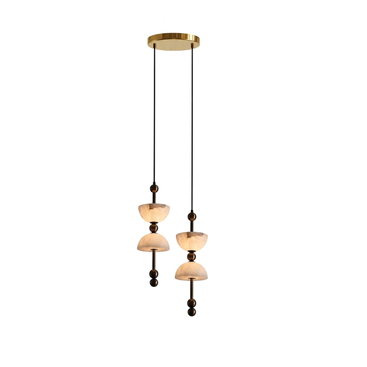 Duo Alabaster Pendant Lamp