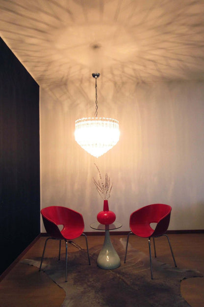 Contemporary Art Quadriedri Prism Chandelier - view 2 | morylighting