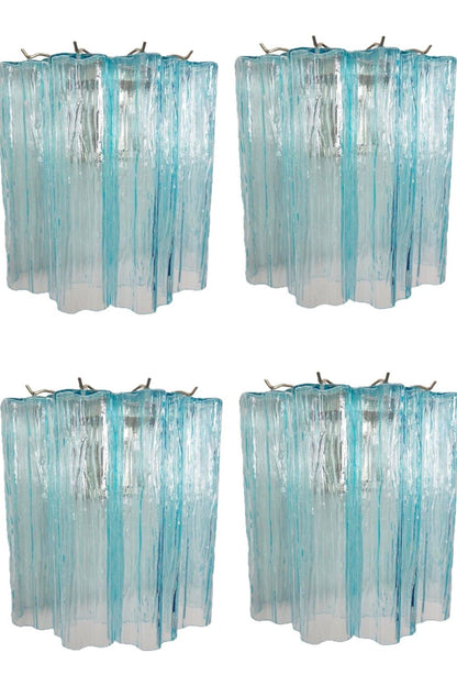 Blue Art Glass Tube Wall lamp - view 9 | morylighting