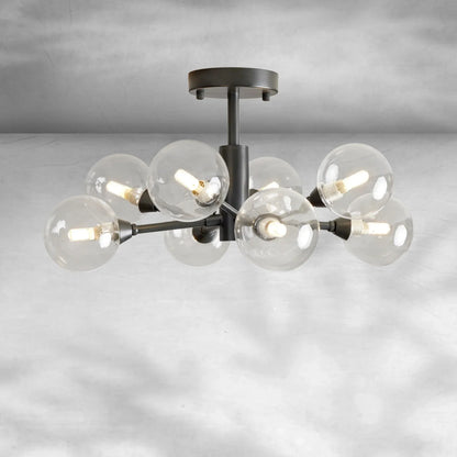 Apollo Moder Glass Ball Flushmount 20''36''47''