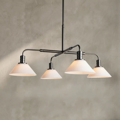 Theron Glass Round Chandelier 30'' 52''
