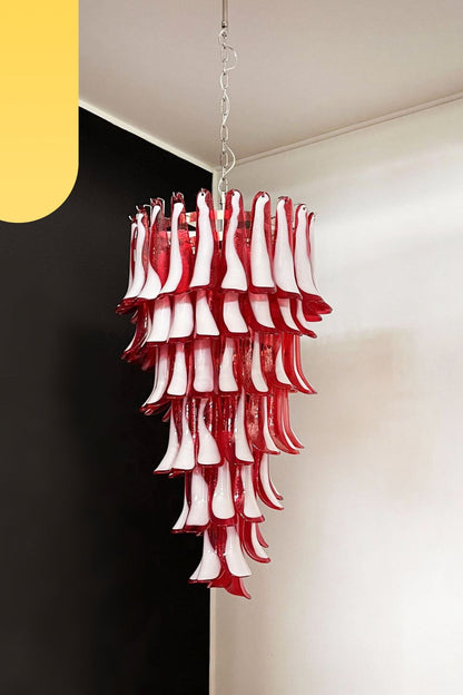 Vintage Italian Art Spiral Chandelier - view 3 | morylighting