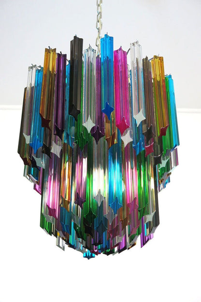 Quadridri Multicolor Prism Chandelier - view 9 | morylighting