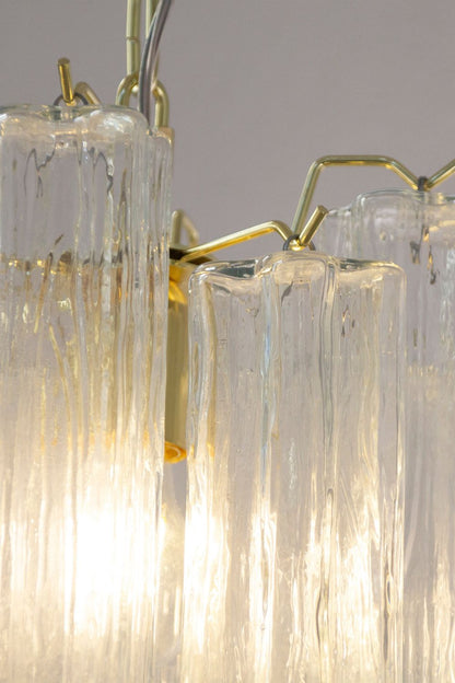 Vintage Art Glass Tronchi Pendant Light - view 8 | morylighting