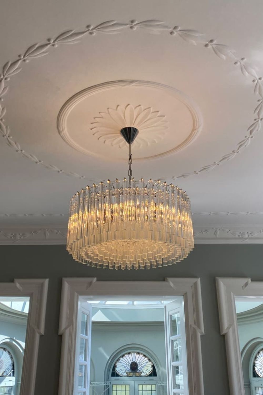 Art Transparent Prism Triedri Chandelier - view 2 | morylighting